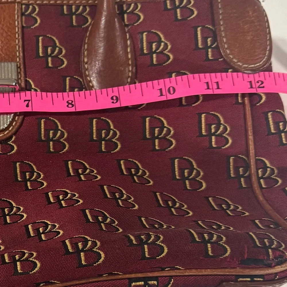 Dooney & Bourke Red and Brown Satchel
